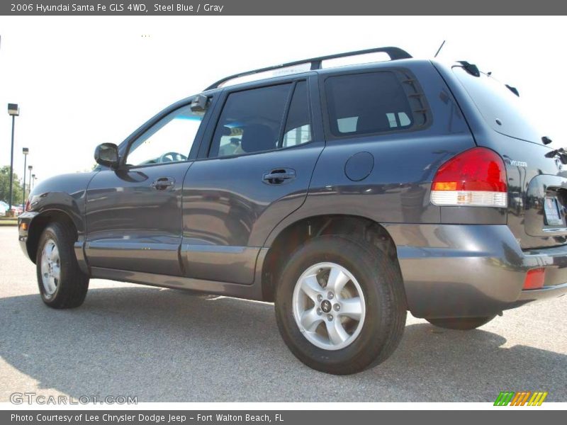 Steel Blue / Gray 2006 Hyundai Santa Fe GLS 4WD