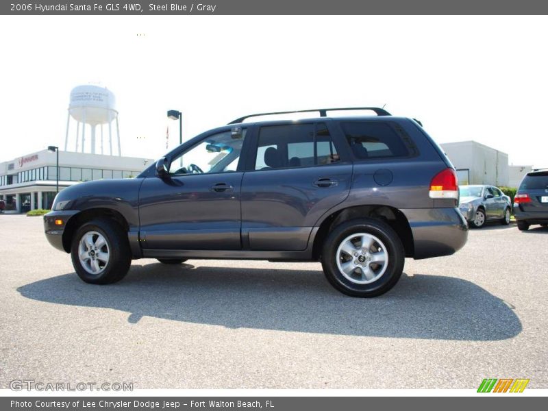 Steel Blue / Gray 2006 Hyundai Santa Fe GLS 4WD