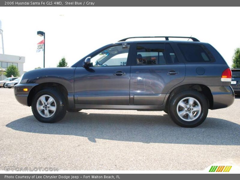 Steel Blue / Gray 2006 Hyundai Santa Fe GLS 4WD