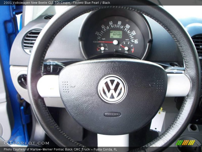 Techno Blue Pearl / Black 2001 Volkswagen New Beetle GLS TDI Coupe