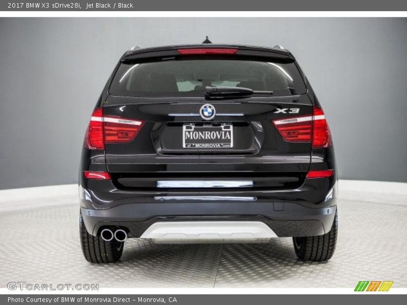 Jet Black / Black 2017 BMW X3 sDrive28i