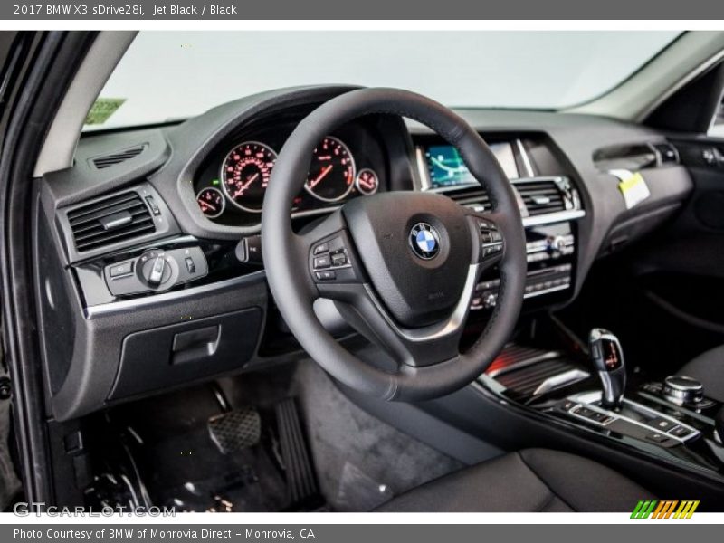 Jet Black / Black 2017 BMW X3 sDrive28i