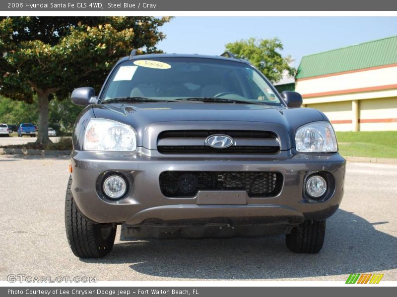 Steel Blue / Gray 2006 Hyundai Santa Fe GLS 4WD
