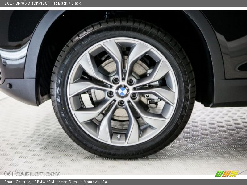 Jet Black / Black 2017 BMW X3 sDrive28i