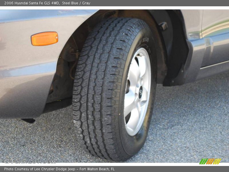 Steel Blue / Gray 2006 Hyundai Santa Fe GLS 4WD