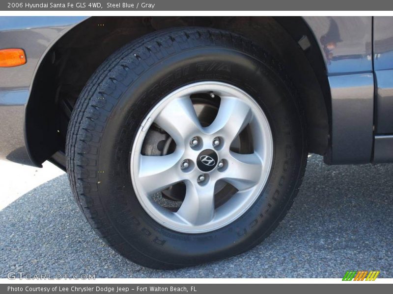 Steel Blue / Gray 2006 Hyundai Santa Fe GLS 4WD