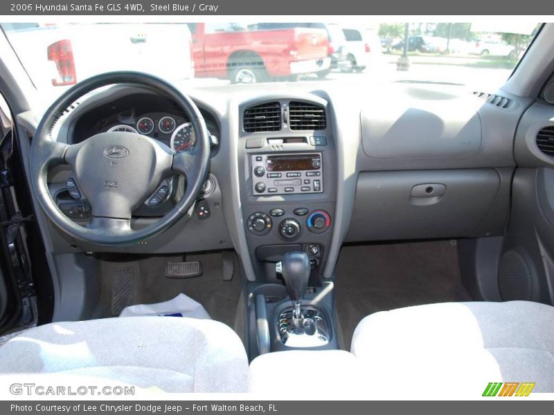 Steel Blue / Gray 2006 Hyundai Santa Fe GLS 4WD