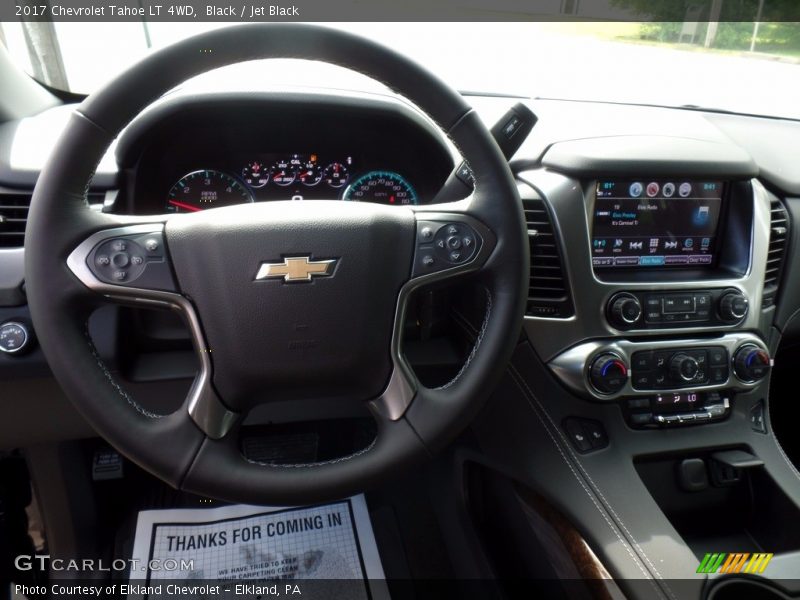 Black / Jet Black 2017 Chevrolet Tahoe LT 4WD