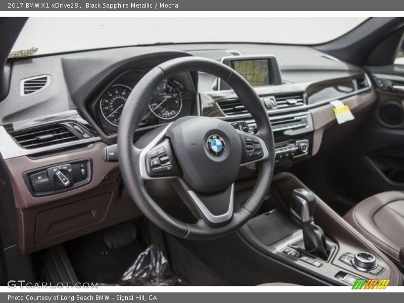 Black Sapphire Metallic / Mocha 2017 BMW X1 xDrive28i