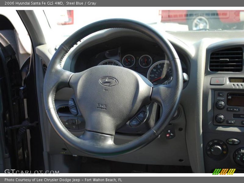 Steel Blue / Gray 2006 Hyundai Santa Fe GLS 4WD