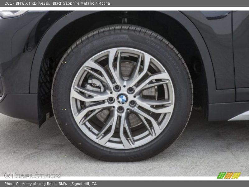 Black Sapphire Metallic / Mocha 2017 BMW X1 xDrive28i