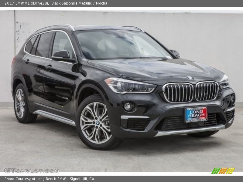Black Sapphire Metallic / Mocha 2017 BMW X1 xDrive28i