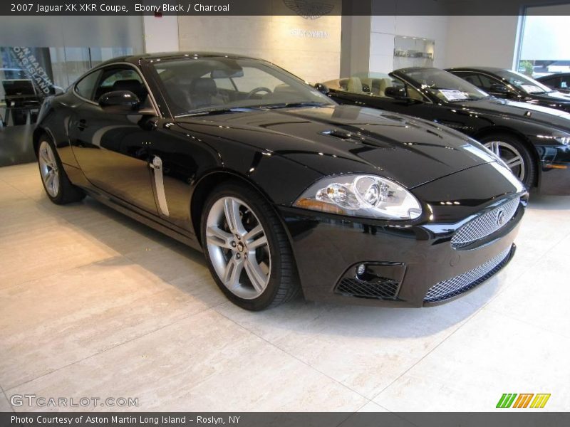 Ebony Black / Charcoal 2007 Jaguar XK XKR Coupe