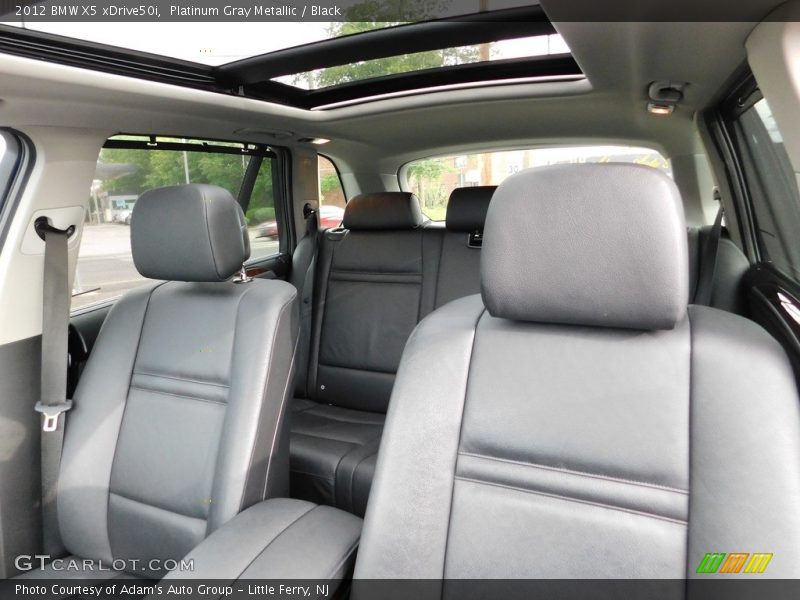 Platinum Gray Metallic / Black 2012 BMW X5 xDrive50i