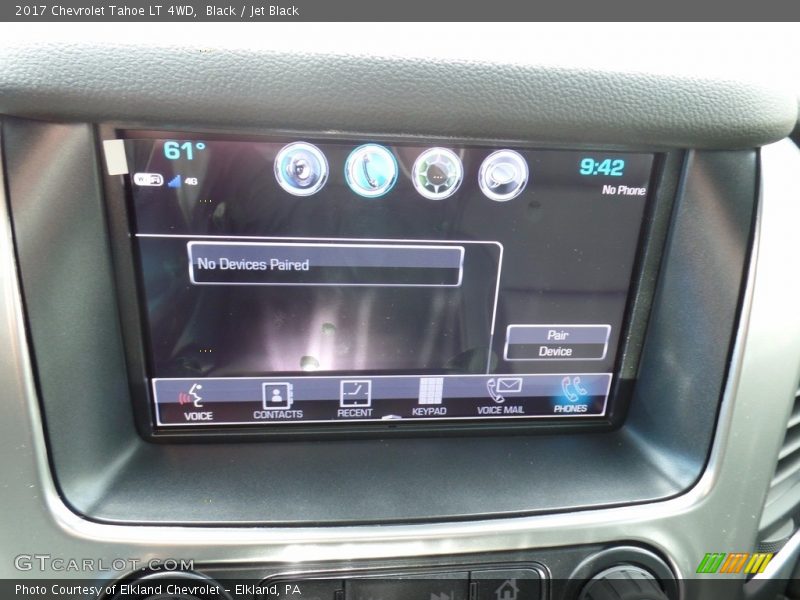 Black / Jet Black 2017 Chevrolet Tahoe LT 4WD