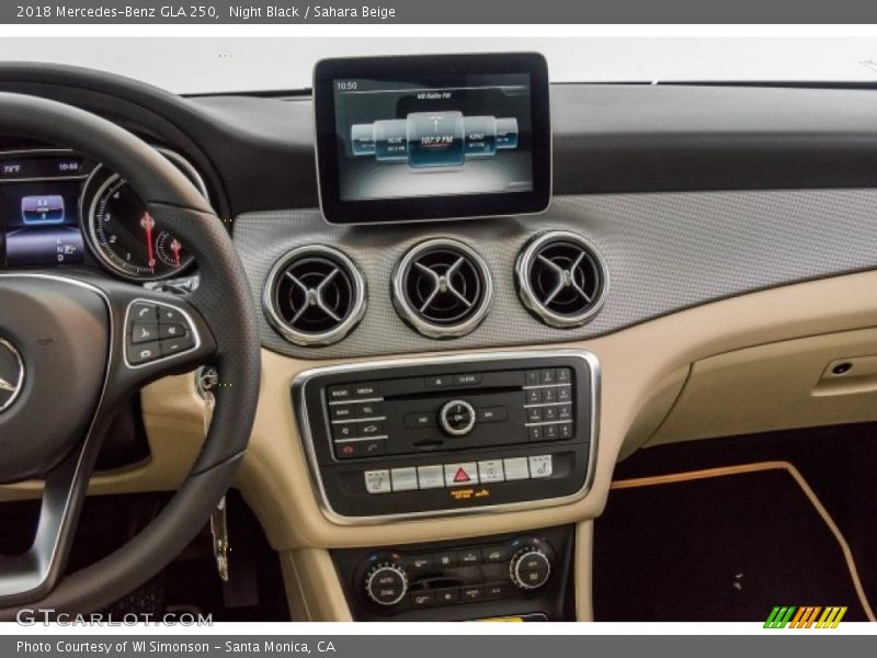 Controls of 2018 GLA 250