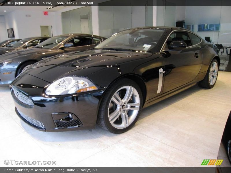 Ebony Black / Charcoal 2007 Jaguar XK XKR Coupe