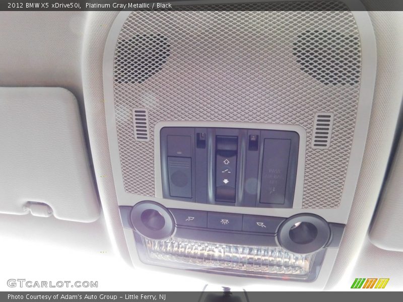 Platinum Gray Metallic / Black 2012 BMW X5 xDrive50i
