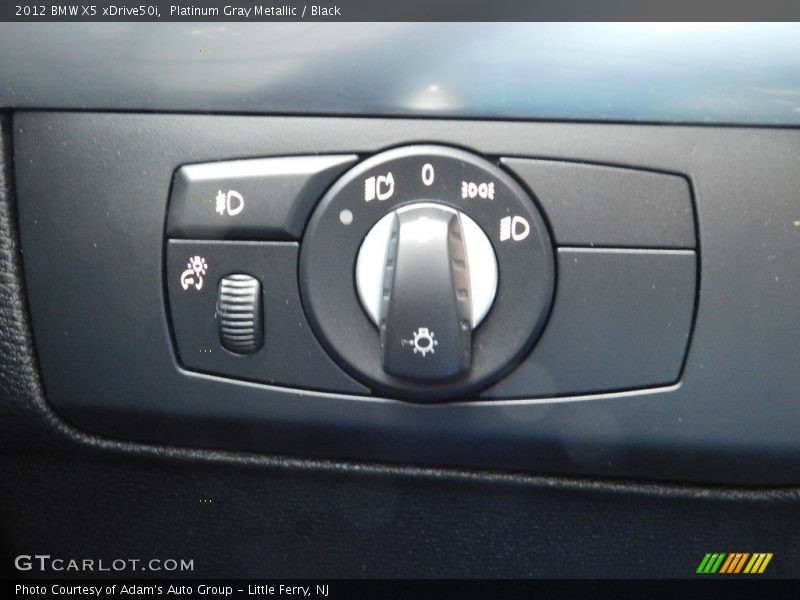 Platinum Gray Metallic / Black 2012 BMW X5 xDrive50i