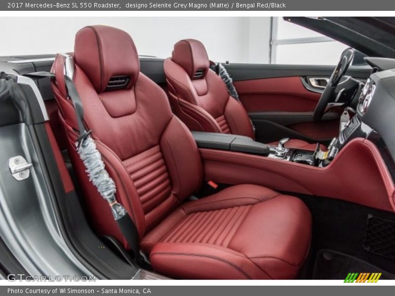  2017 SL 550 Roadster Bengal Red/Black Interior