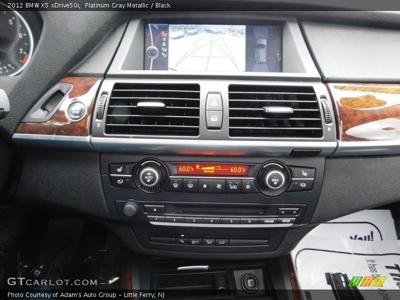 Platinum Gray Metallic / Black 2012 BMW X5 xDrive50i