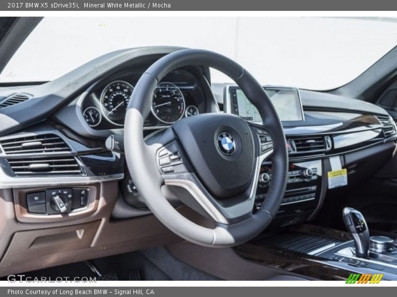 Mineral White Metallic / Mocha 2017 BMW X5 sDrive35i