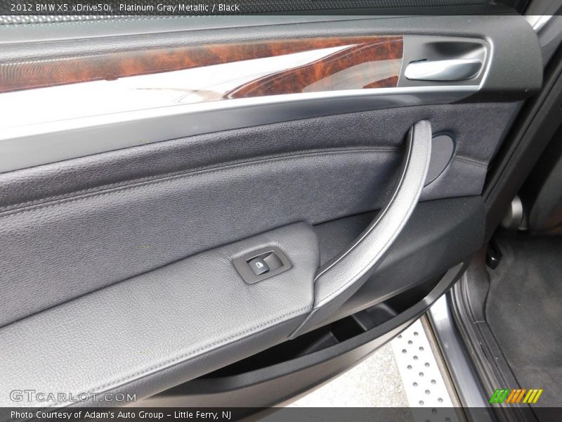 Platinum Gray Metallic / Black 2012 BMW X5 xDrive50i