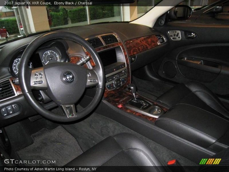 Ebony Black / Charcoal 2007 Jaguar XK XKR Coupe