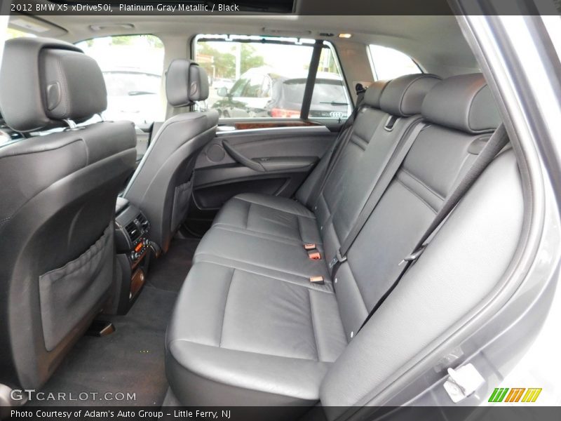 Platinum Gray Metallic / Black 2012 BMW X5 xDrive50i