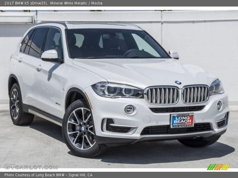 Mineral White Metallic / Mocha 2017 BMW X5 sDrive35i