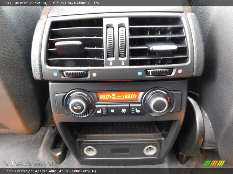 Platinum Gray Metallic / Black 2012 BMW X5 xDrive50i