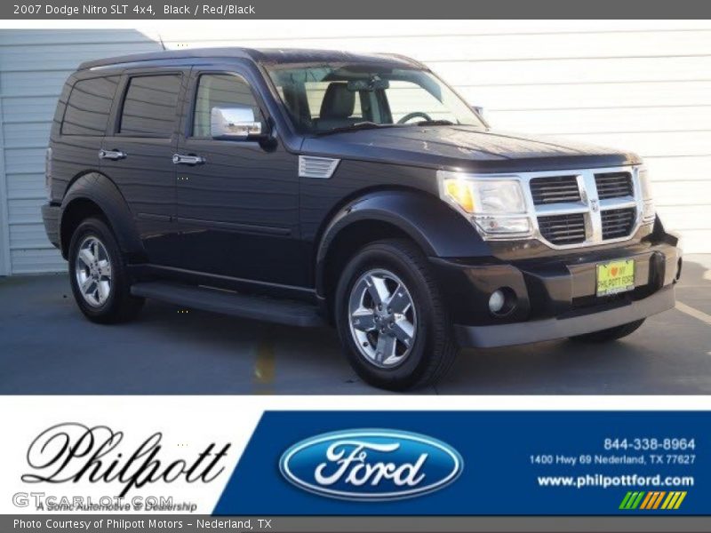 Black / Red/Black 2007 Dodge Nitro SLT 4x4