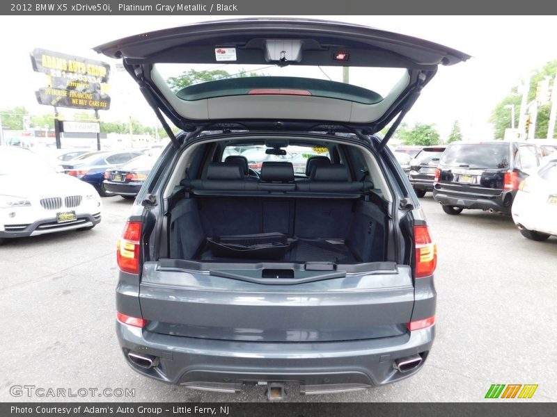 Platinum Gray Metallic / Black 2012 BMW X5 xDrive50i