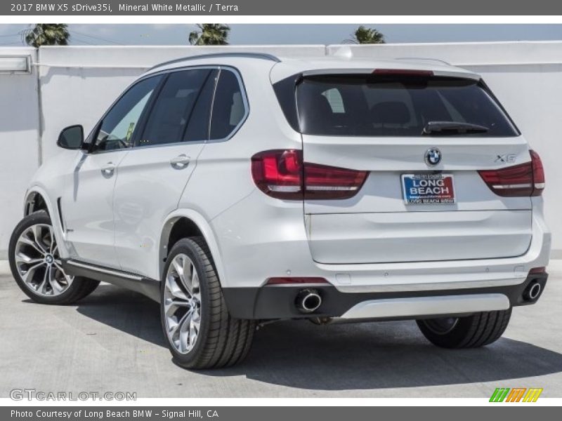 Mineral White Metallic / Terra 2017 BMW X5 sDrive35i