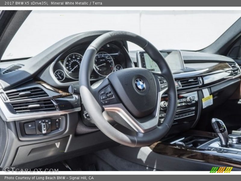 Mineral White Metallic / Terra 2017 BMW X5 sDrive35i