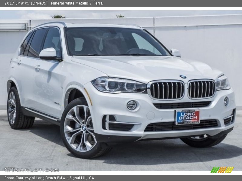 Mineral White Metallic / Terra 2017 BMW X5 sDrive35i
