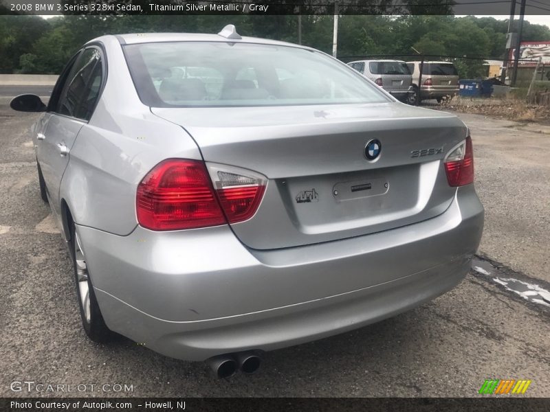 Titanium Silver Metallic / Gray 2008 BMW 3 Series 328xi Sedan