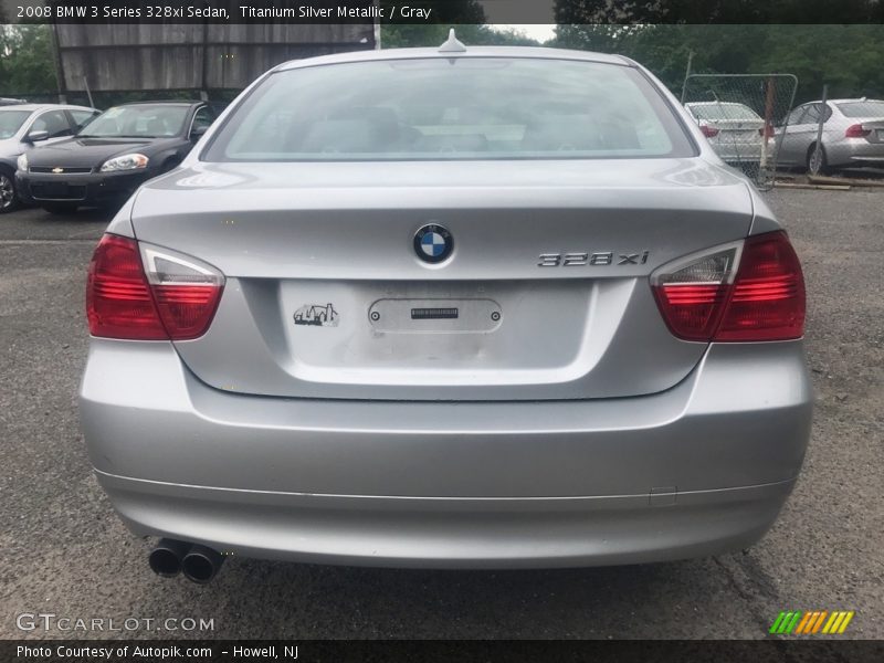 Titanium Silver Metallic / Gray 2008 BMW 3 Series 328xi Sedan