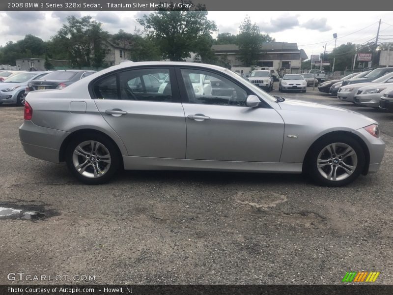 Titanium Silver Metallic / Gray 2008 BMW 3 Series 328xi Sedan