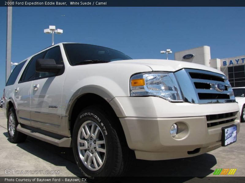 White Suede / Camel 2008 Ford Expedition Eddie Bauer