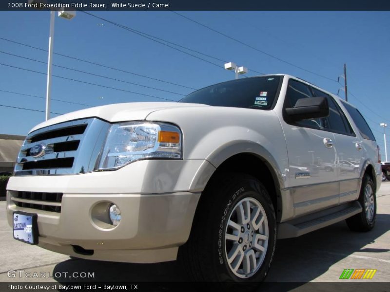 White Suede / Camel 2008 Ford Expedition Eddie Bauer