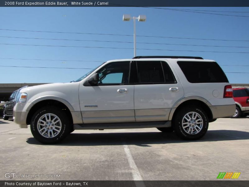 White Suede / Camel 2008 Ford Expedition Eddie Bauer