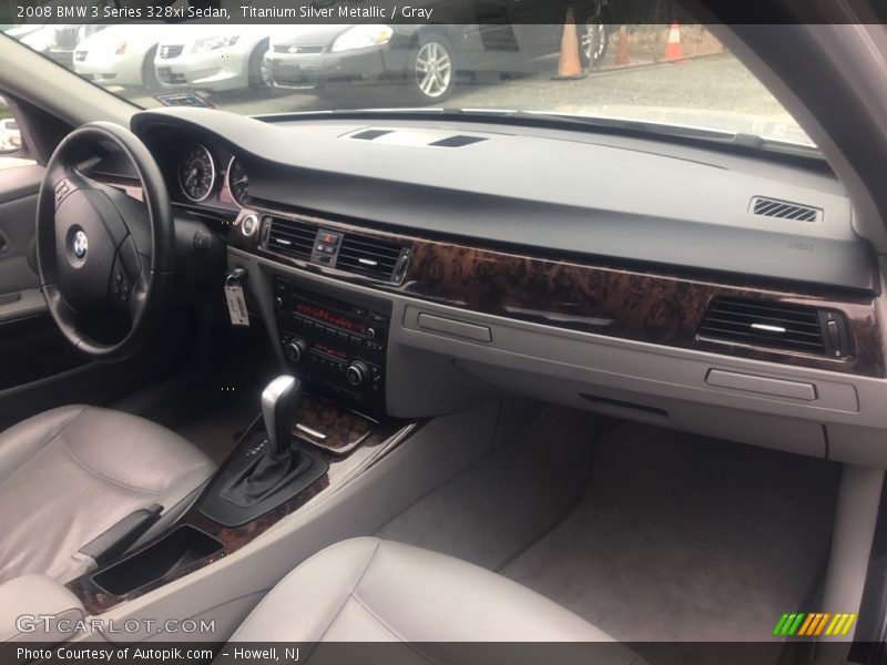 Titanium Silver Metallic / Gray 2008 BMW 3 Series 328xi Sedan