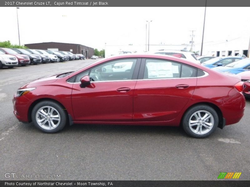 Cajun Red Tintcoat / Jet Black 2017 Chevrolet Cruze LT