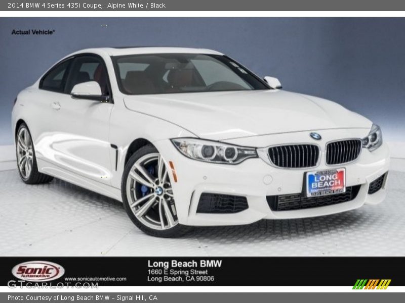 Alpine White / Black 2014 BMW 4 Series 435i Coupe