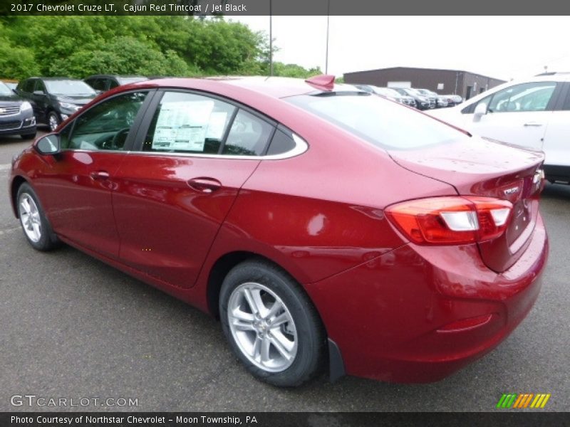 Cajun Red Tintcoat / Jet Black 2017 Chevrolet Cruze LT
