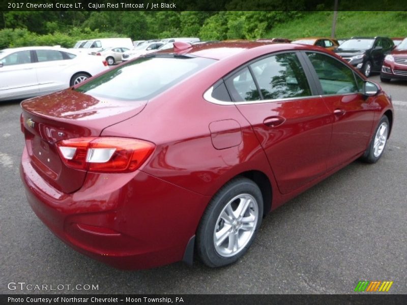 Cajun Red Tintcoat / Jet Black 2017 Chevrolet Cruze LT