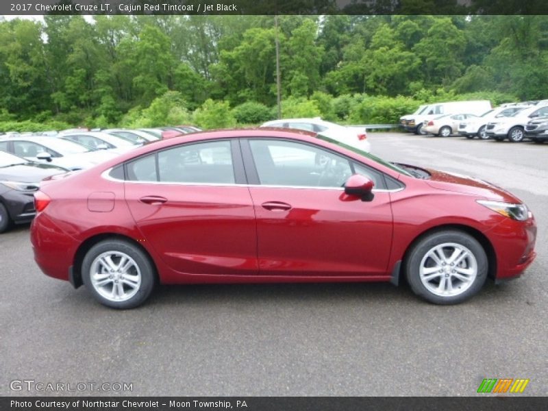 Cajun Red Tintcoat / Jet Black 2017 Chevrolet Cruze LT