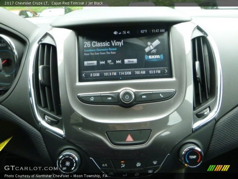 Cajun Red Tintcoat / Jet Black 2017 Chevrolet Cruze LT