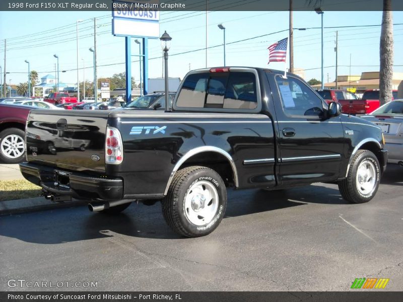 Black / Medium Graphite 1998 Ford F150 XLT Regular Cab